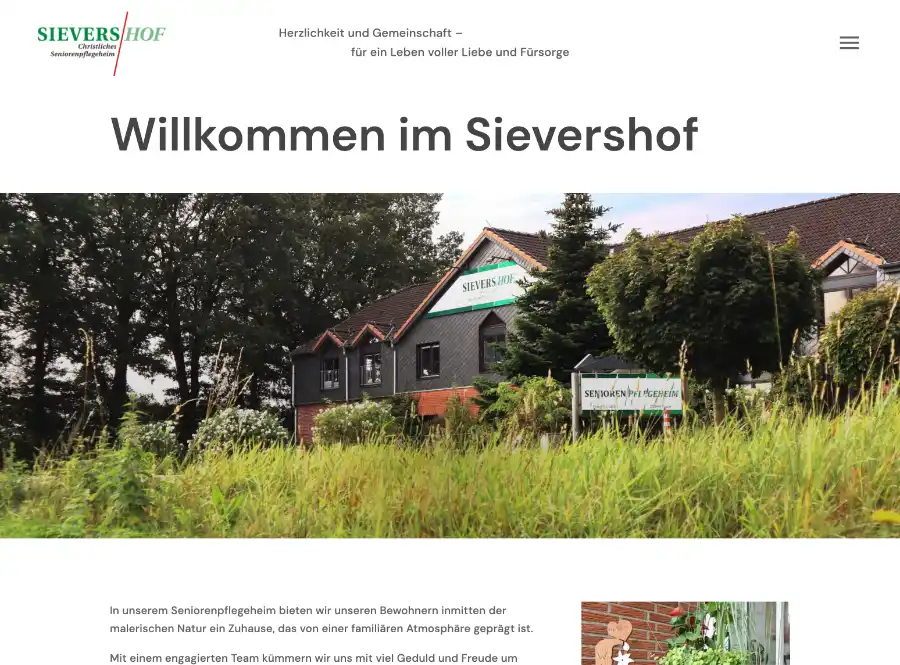 Sievershof - Christliches Seniorenpflegeheim